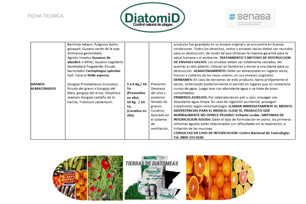 DiatomID Insecticida Orgánico
